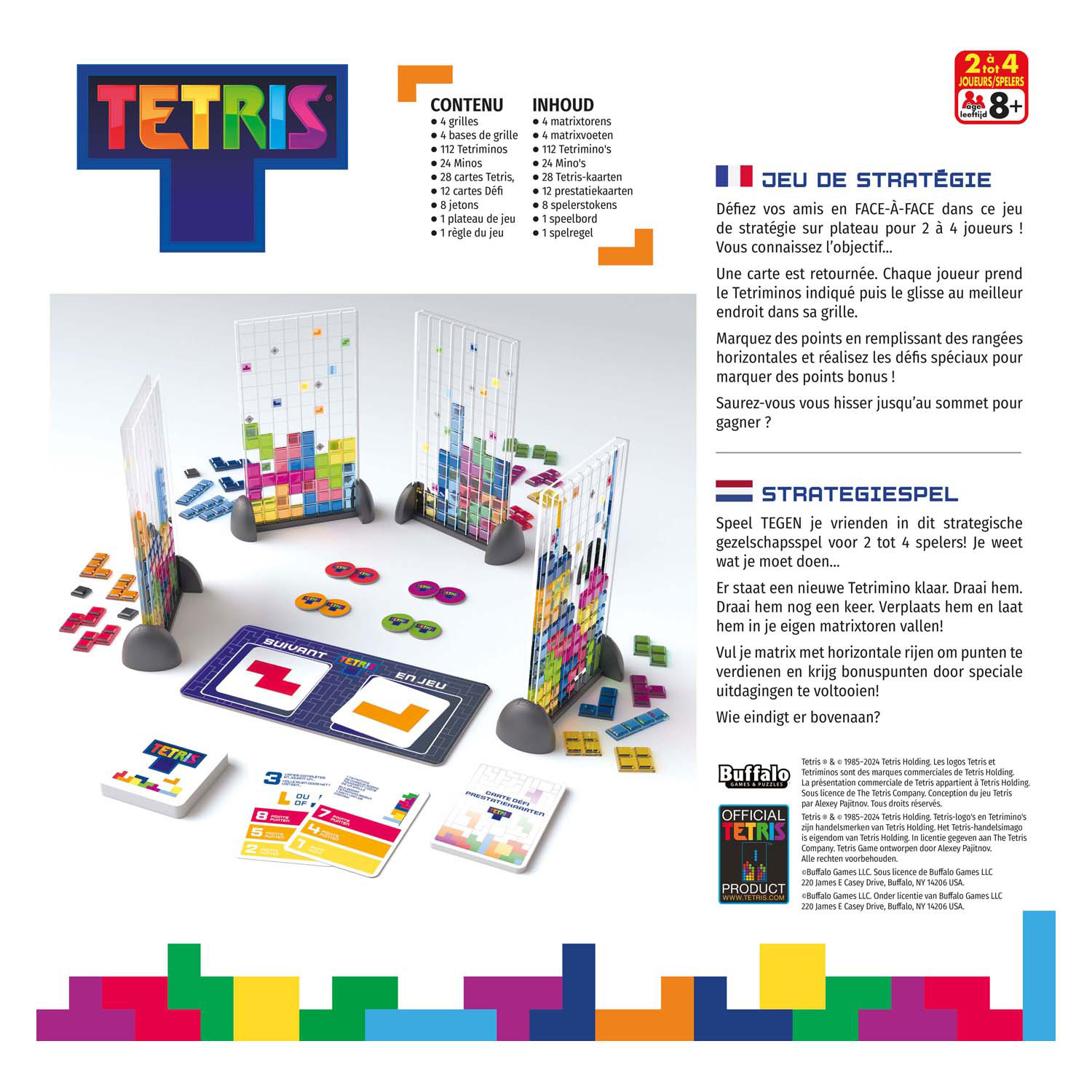 MegaBleu Jeu de stratégie Tetris