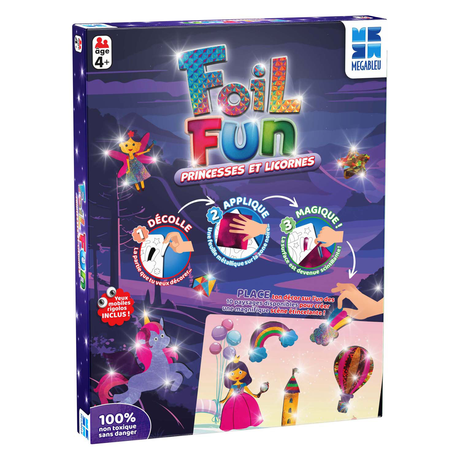 Megableu Foil Fun Prinses & Eenhoorn