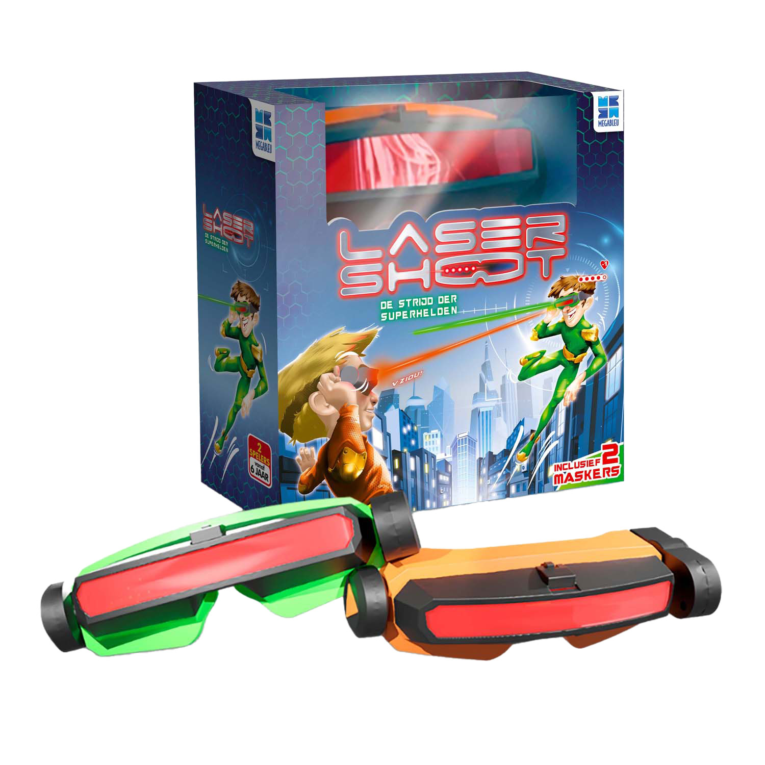 Jeu d'enfant de tir laser MegaBleu