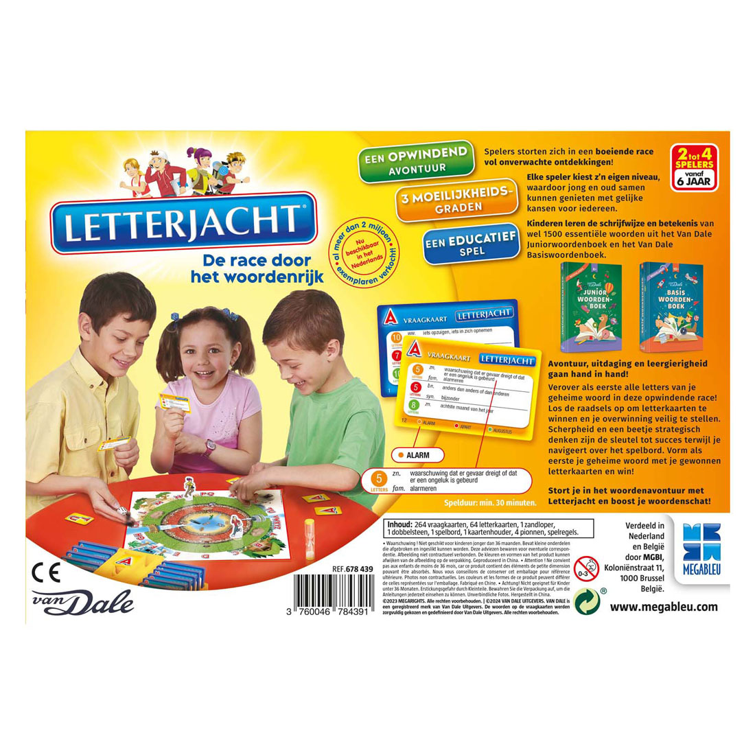 Megableu Letterjacht Bordspel