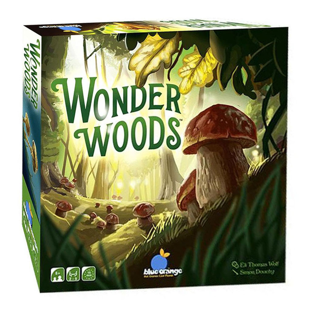 Blau-Oranges Brettspiel Wonder Woods
