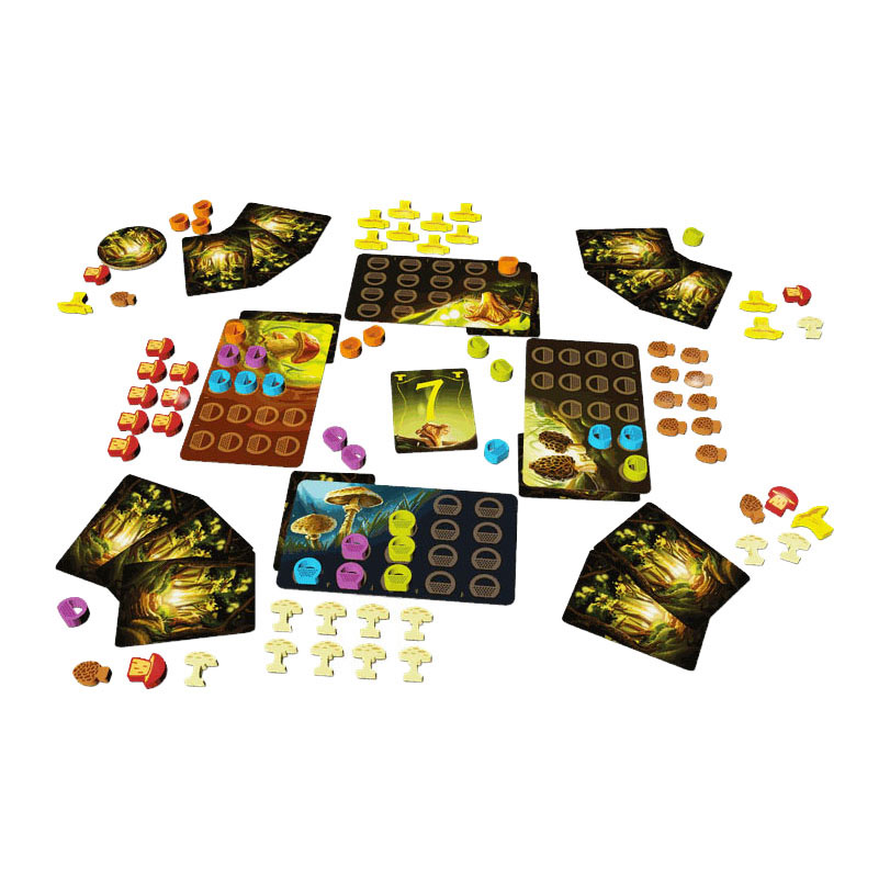 Blau-Oranges Brettspiel Wonder Woods