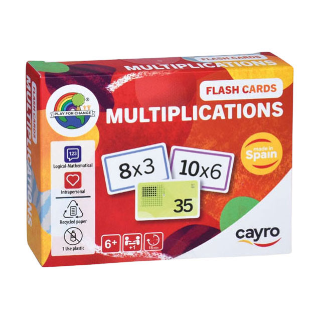 Cayro Flash Cards Leer Vermenigvuldigen