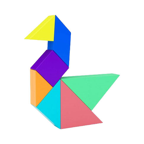 Jeu de blocs magnétiques Cayro Click Clack Tangram