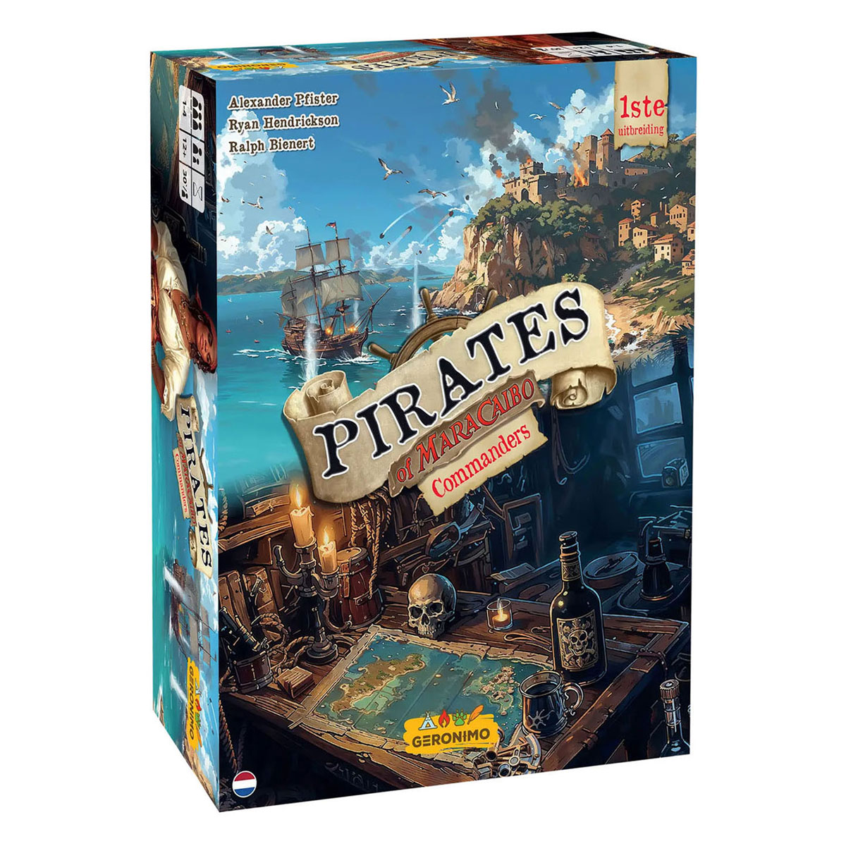 Geronimo Games Bordspel Pirates of Maracaibo Uitbreiding Commanders