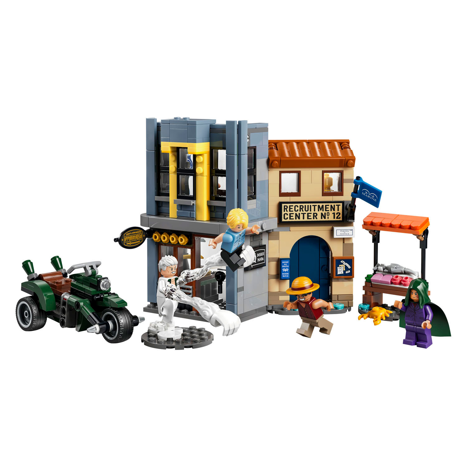 LEGO One Piece 75642 Confrontatie met kapitein Smoker