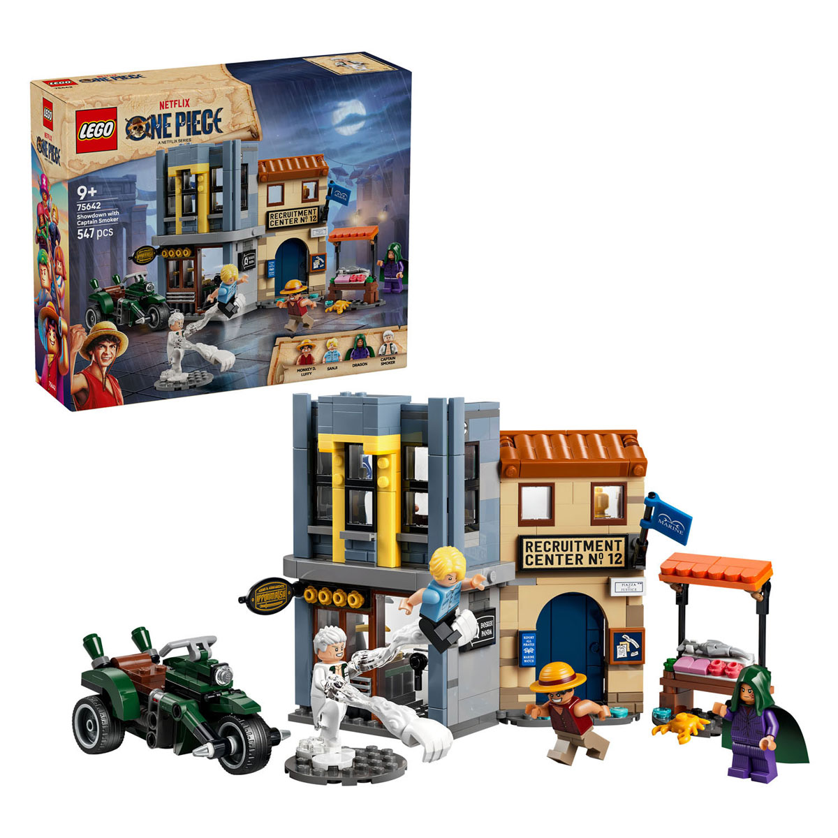 LEGO One Piece 75642 Confrontatie met kapitein Smoker