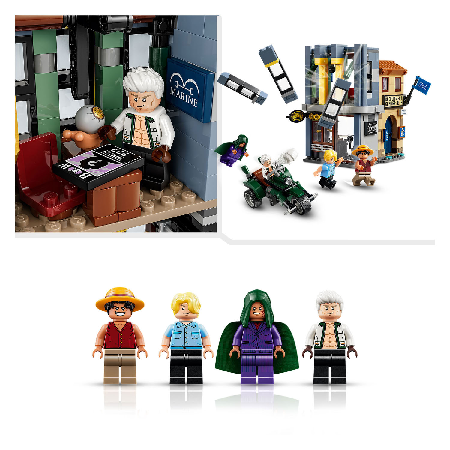 LEGO One Piece 75642 Confrontatie met kapitein Smoker