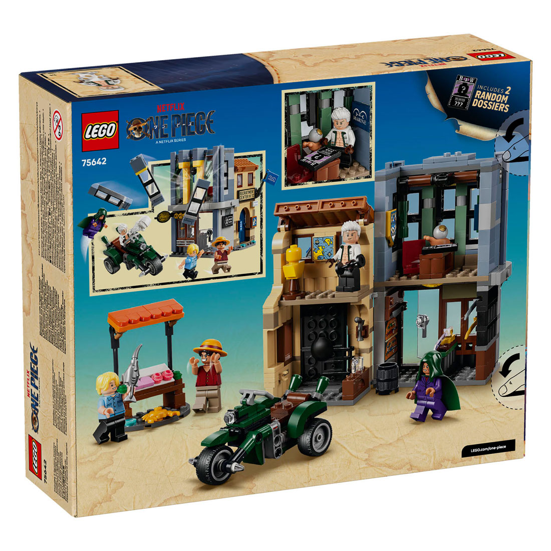 LEGO One Piece 75642 Confrontatie met kapitein Smoker