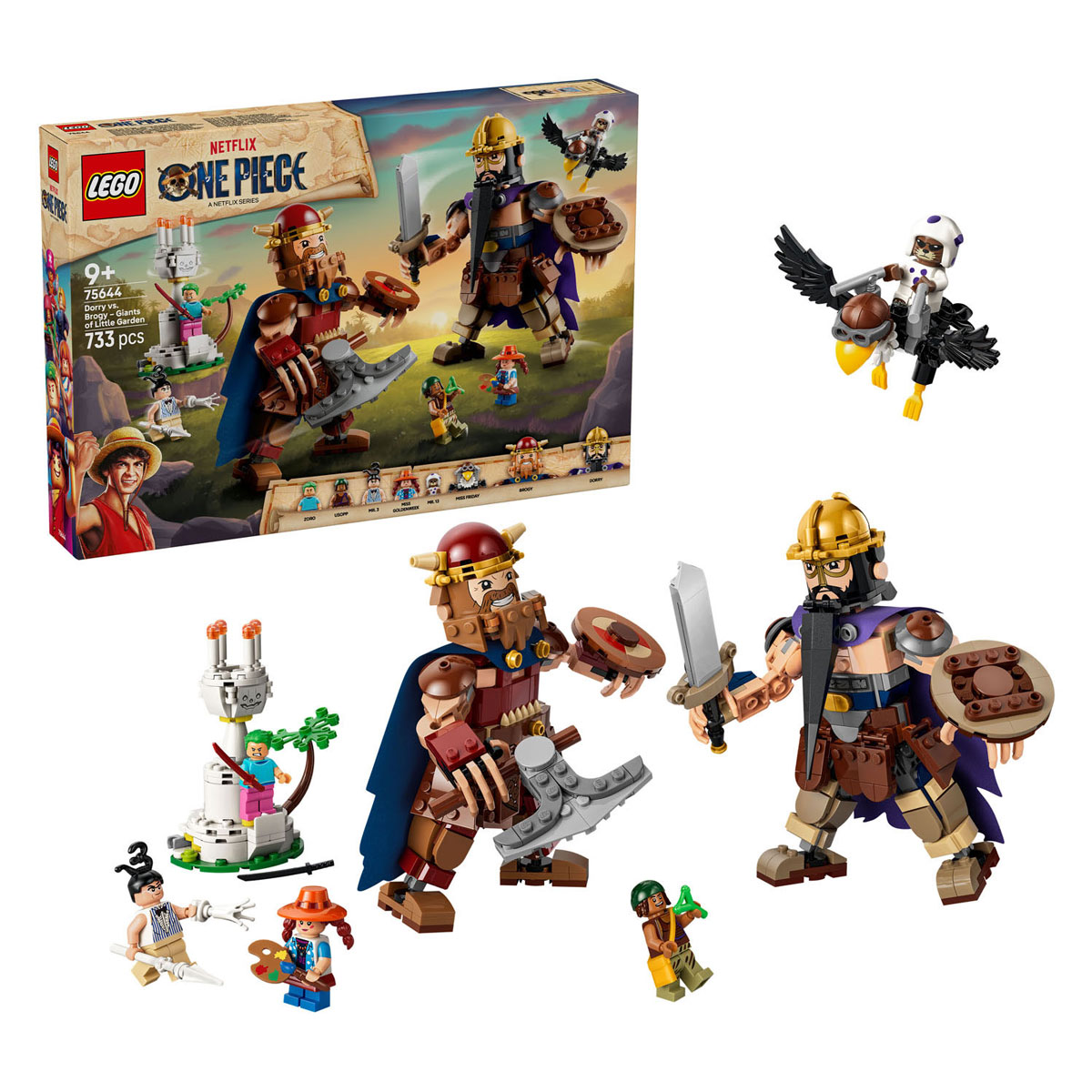 LEGO One Piece 75644 Dorry vs. Brogy  - Reuzen van Kleine Gaarde