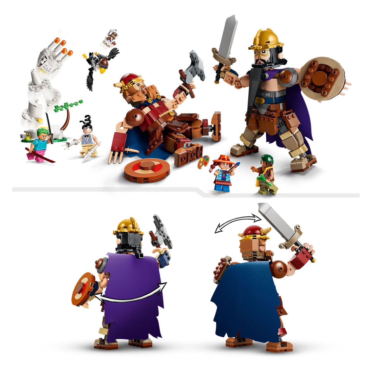 LEGO One Piece 75644 Dorry vs. Brogy  - Reuzen van Kleine Gaarde