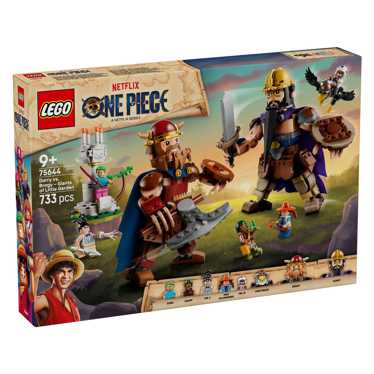LEGO One Piece 75644 Dorry vs. Brogy  - Reuzen van Kleine Gaarde