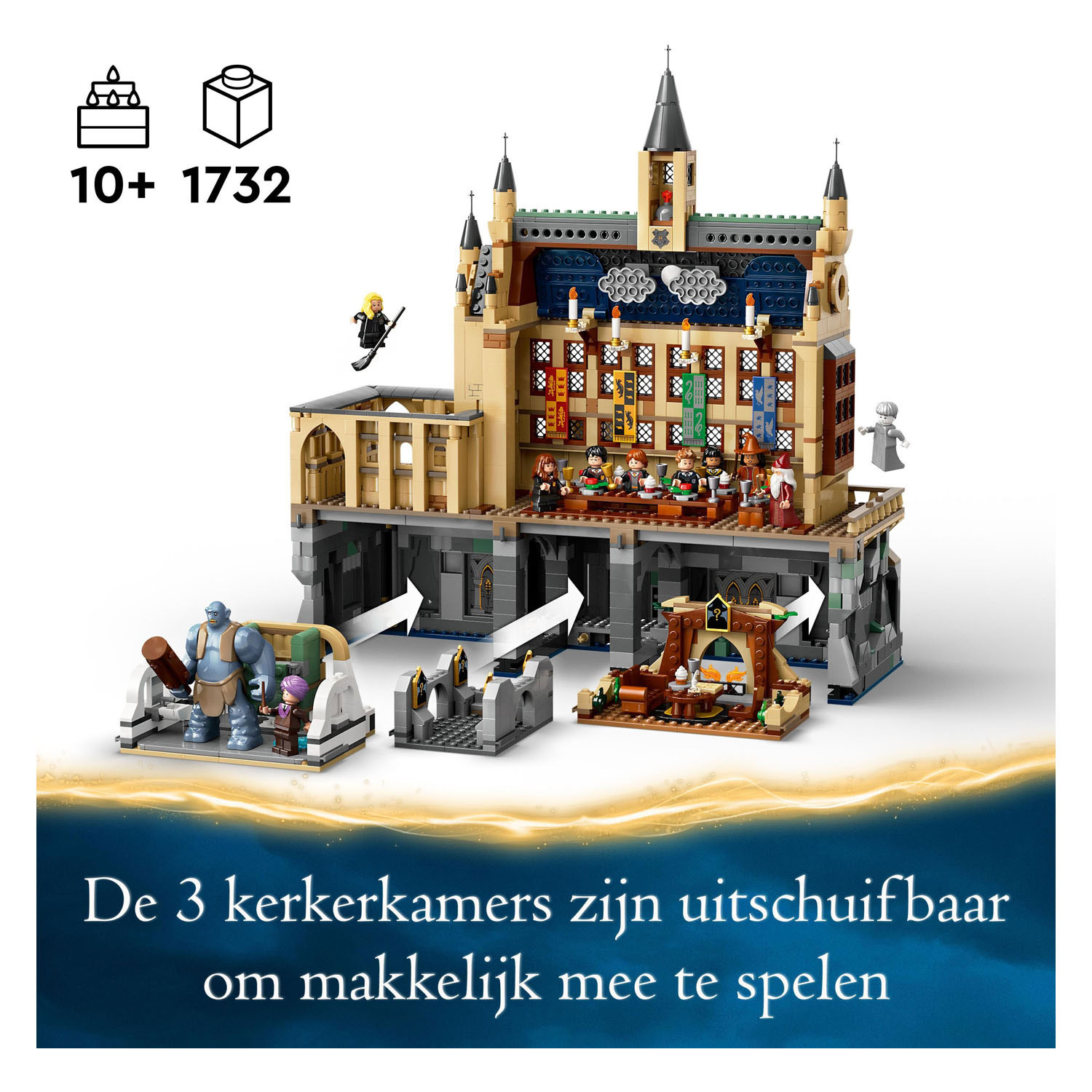 LEGO Harry Potter 76435 Kasteel Zweinstein de Grote Zaal