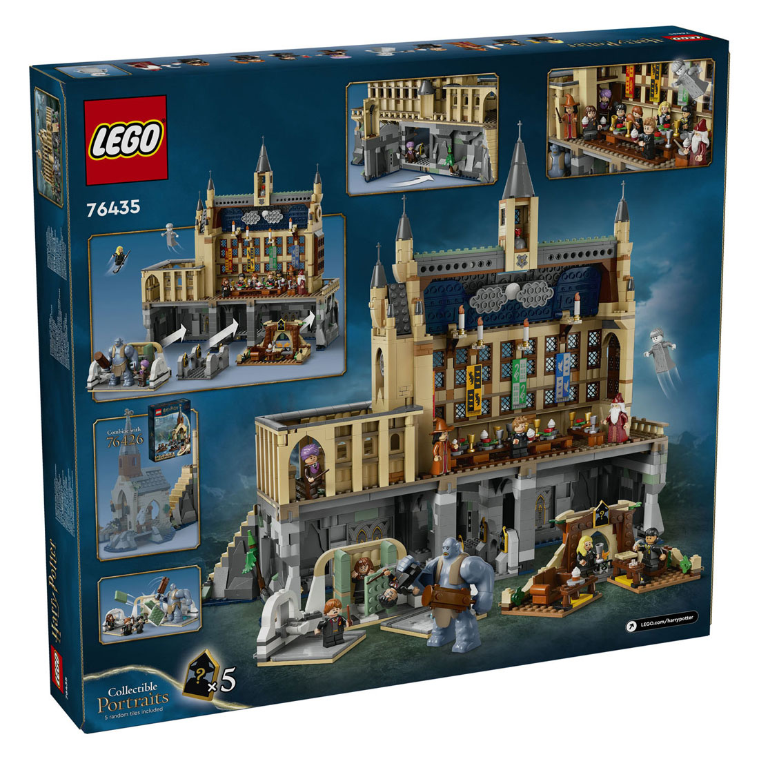 LEGO Harry Potter 76435 Kasteel Zweinstein de Grote Zaal