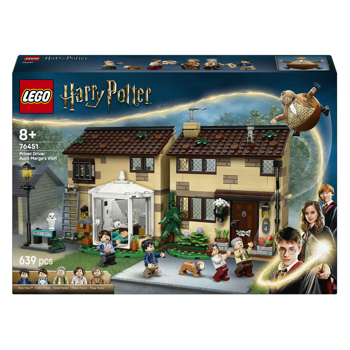 LEGO Harry Potter 76451 Ligusterlaan bezoek van tante Margot