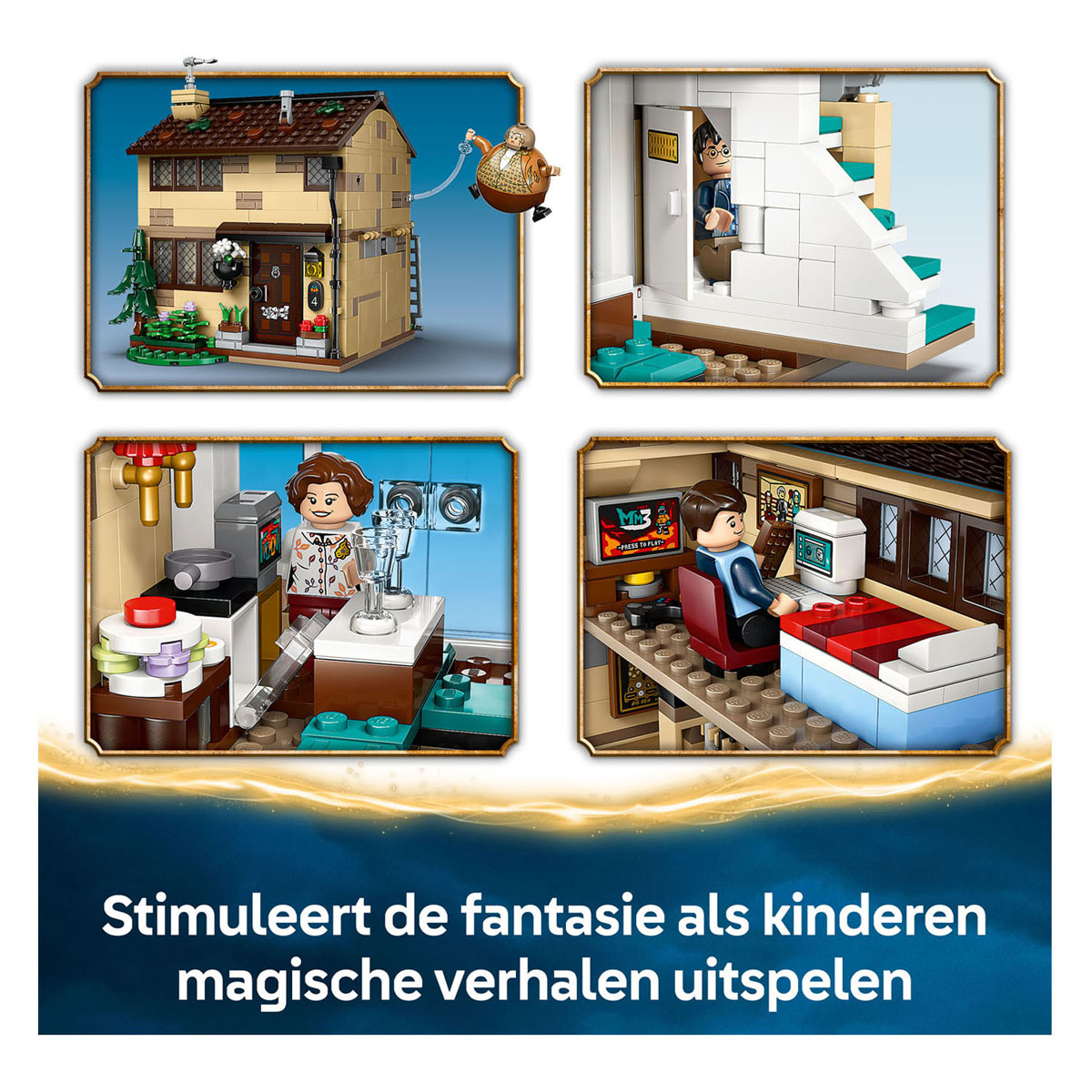 LEGO Harry Potter 76451 Ligusterlaan bezoek van tante Margot