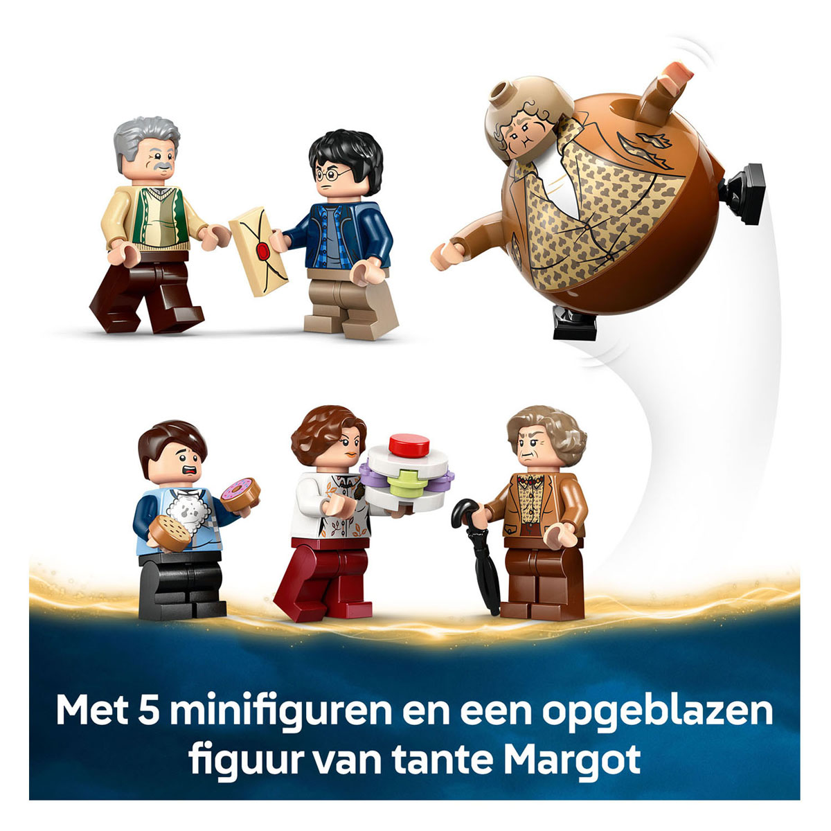 LEGO Harry Potter 76451 Ligusterlaan bezoek van tante Margot
