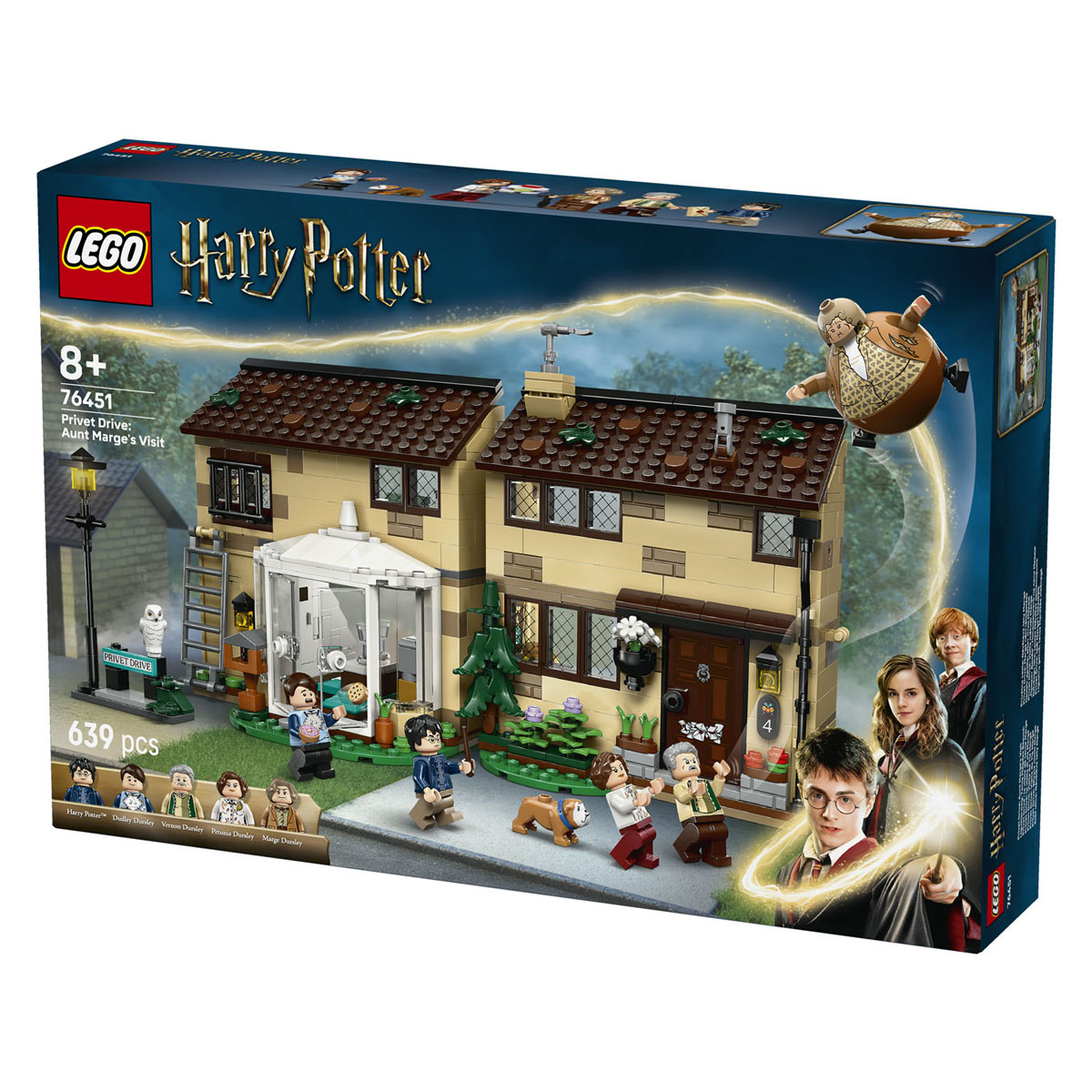 LEGO Harry Potter 76451 Ligusterlaan bezoek van tante Margot