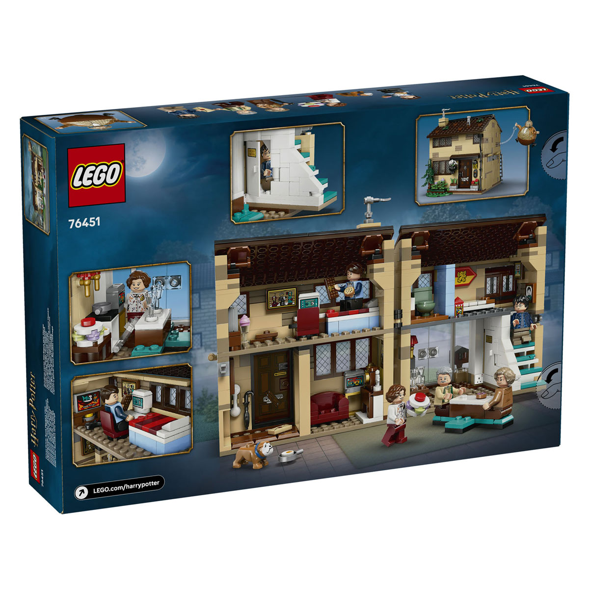 LEGO Harry Potter 76451 Ligusterlaan bezoek van tante Margot