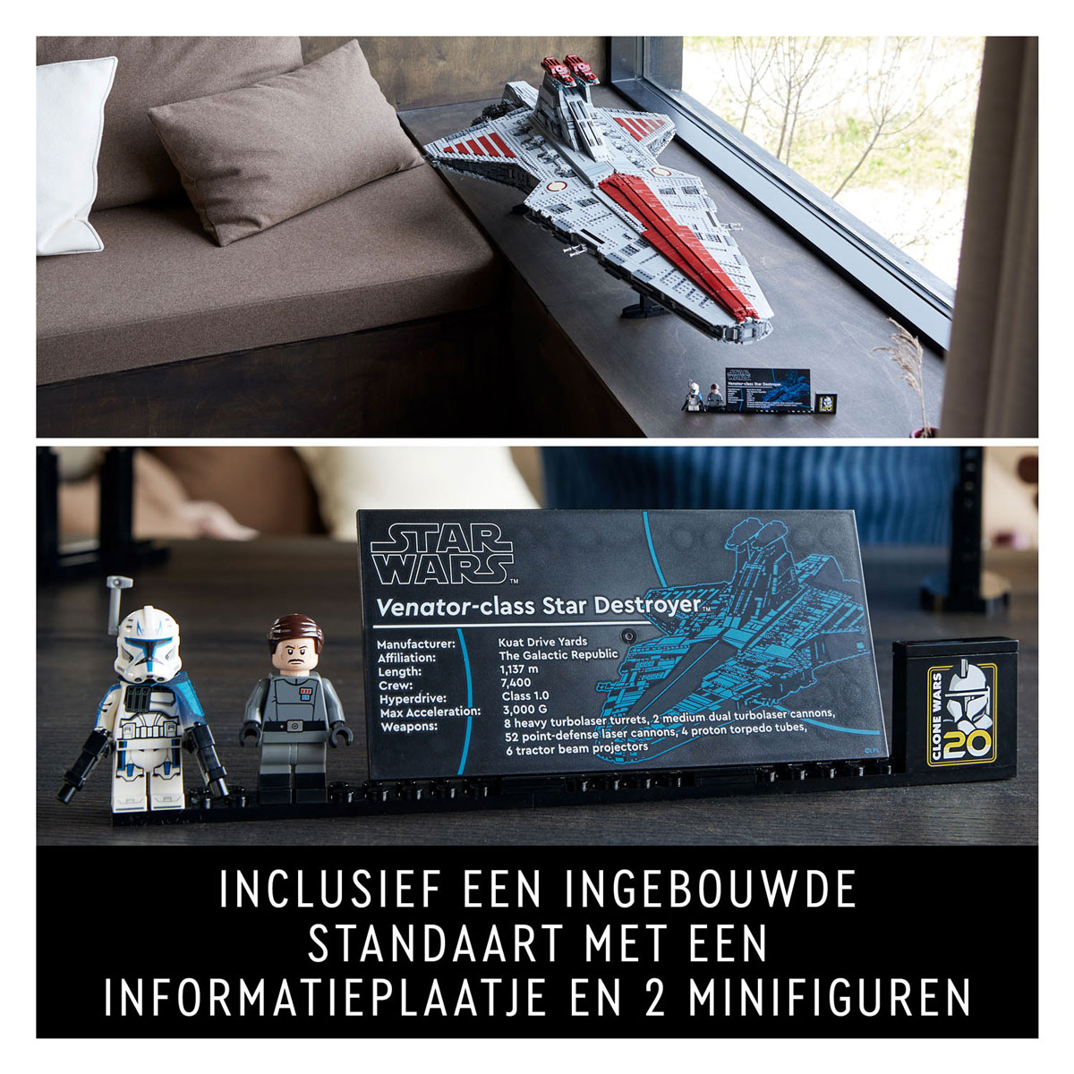LEGO Star Wars 75367 Venator-class Republic Attack Cruiser