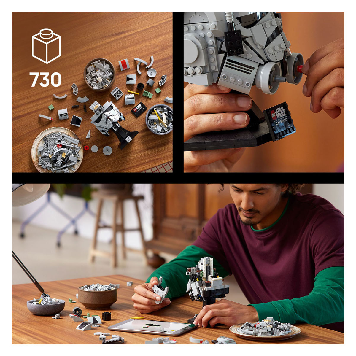 Casque de pilote AT-AT LEGO Star Wars 75429