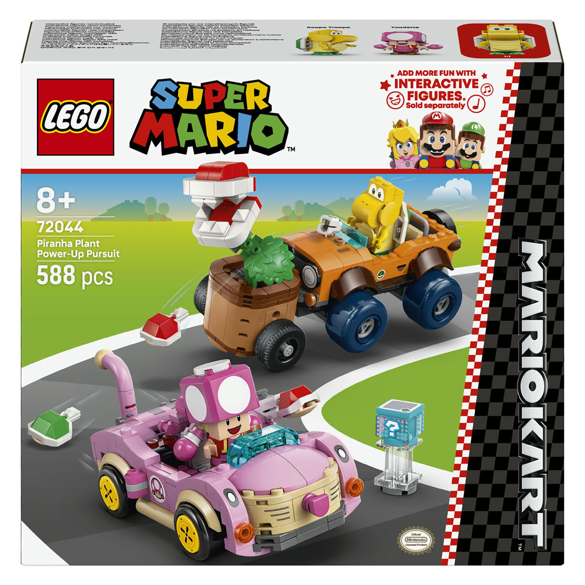 LEGO Super Mario Kart 72044 Verfolgungsjagd mit der Piranha-Pflanze