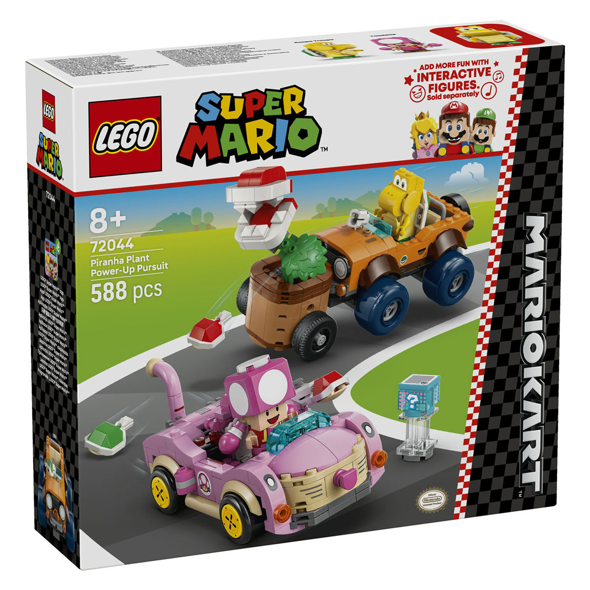 LEGO Super Mario Kart 72044 Verfolgungsjagd mit der Piranha-Pflanze