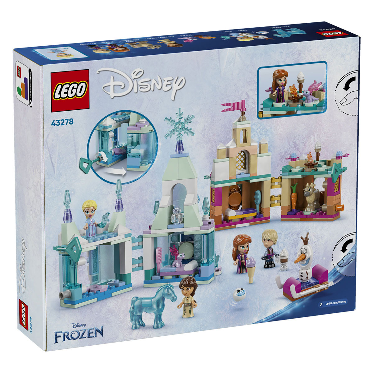 LEGO Disney Princess 43278 Mini Kasteel van Arendelle en Elsa's IJspaleis