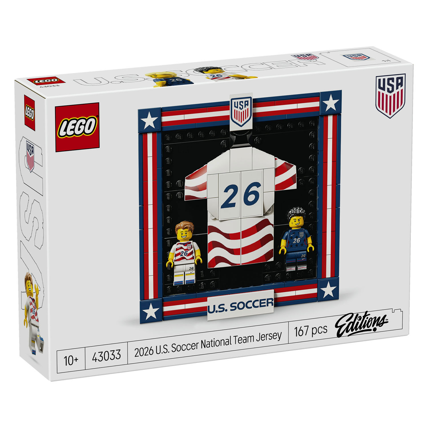 LEGO Editions 43033 Shirt van het Amerikaanse Voetbalteam 2026