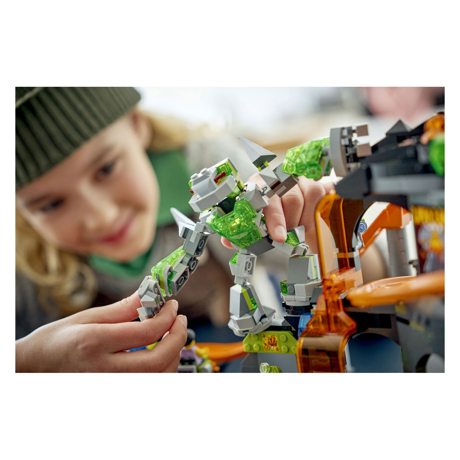LEGO City 60501 Parc de montagnes russes Lava Land