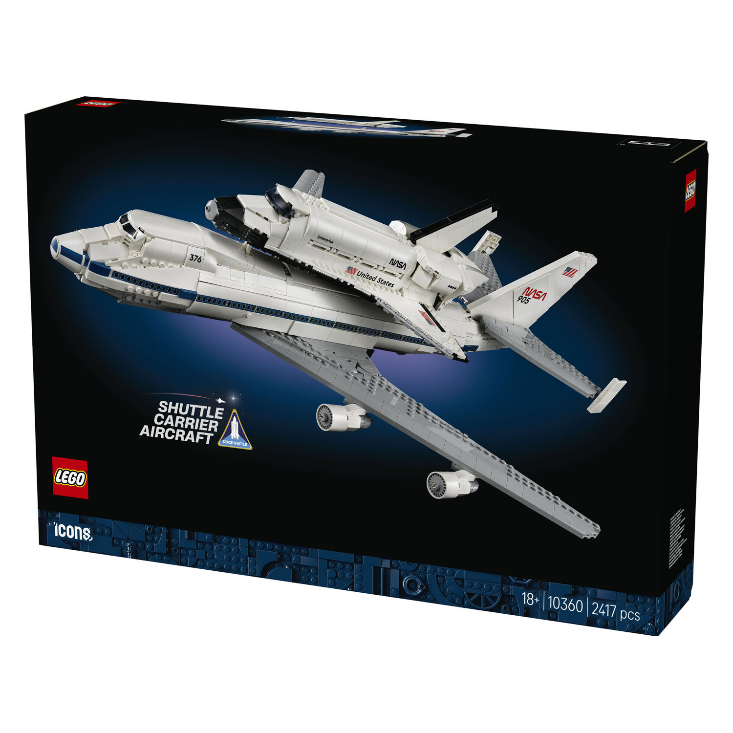 LEGO Icons 10360 Avion transporteur de navette