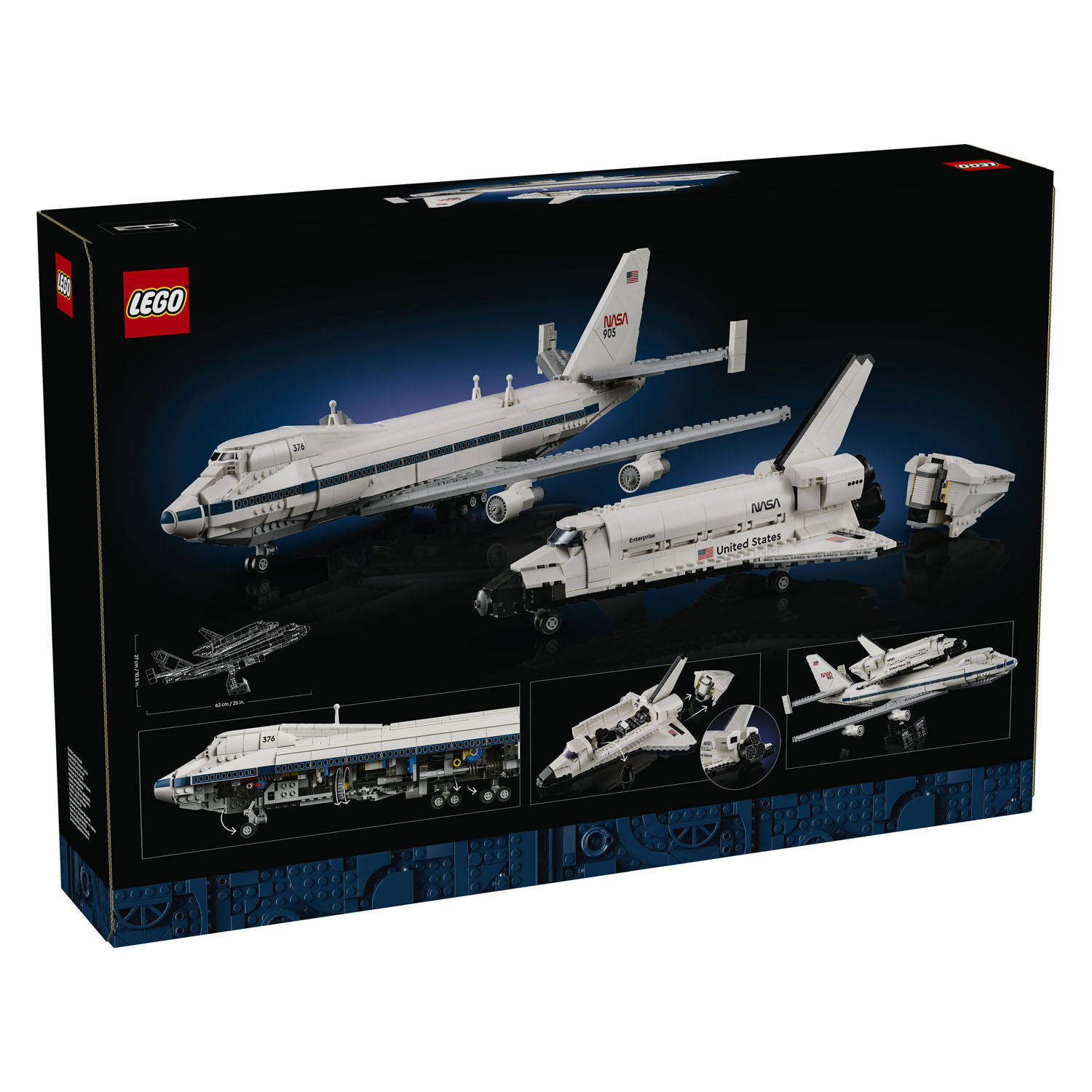 LEGO Icons 10360 Avion transporteur de navette