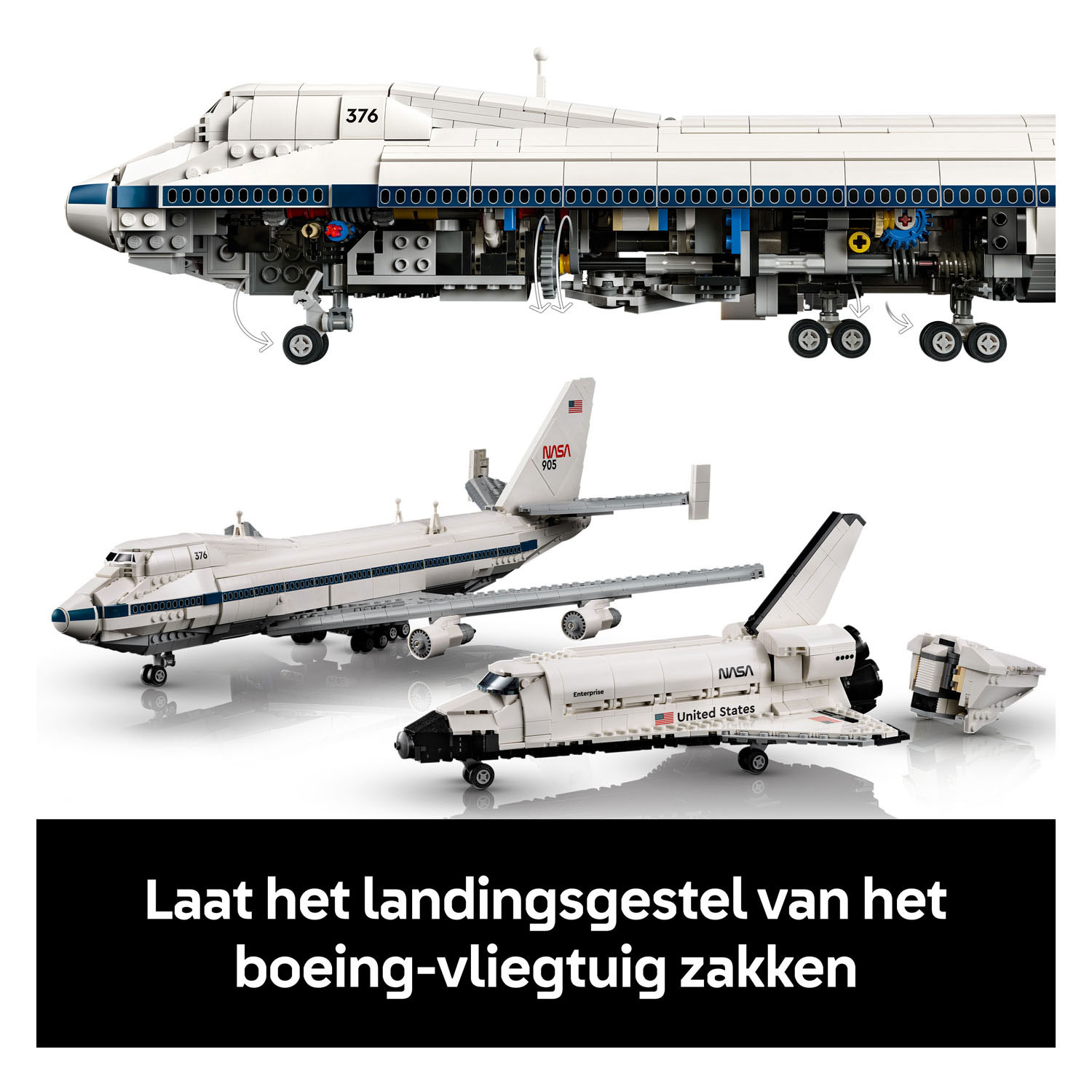 LEGO Icons 10360 Avion transporteur de navette