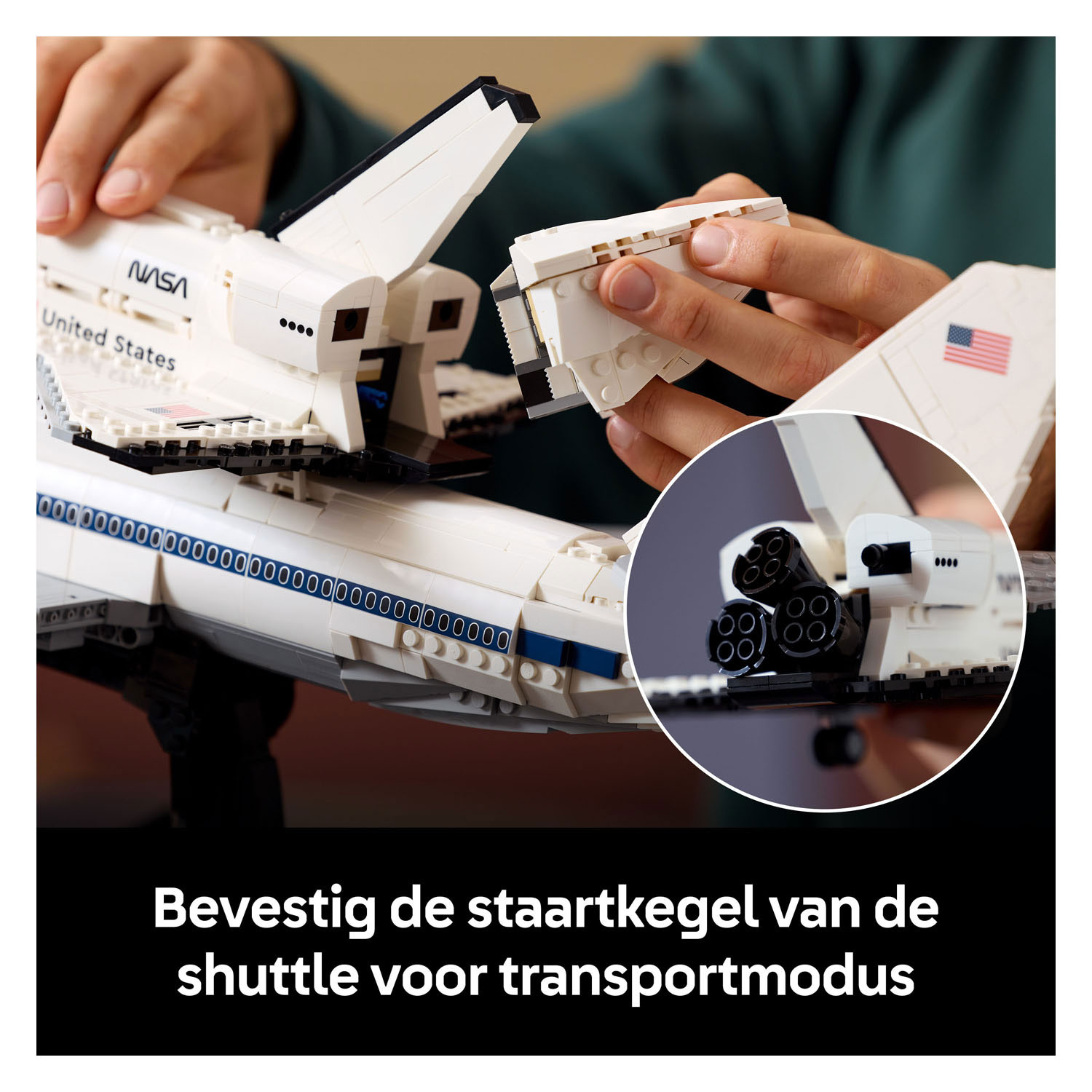 LEGO Icons 10360 Avion transporteur de navette