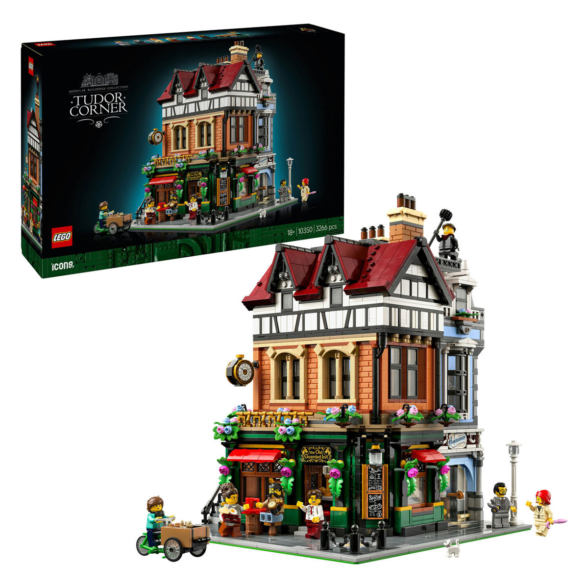 LEGO Icons 10350 Bâtiment d'angle de style Tudor