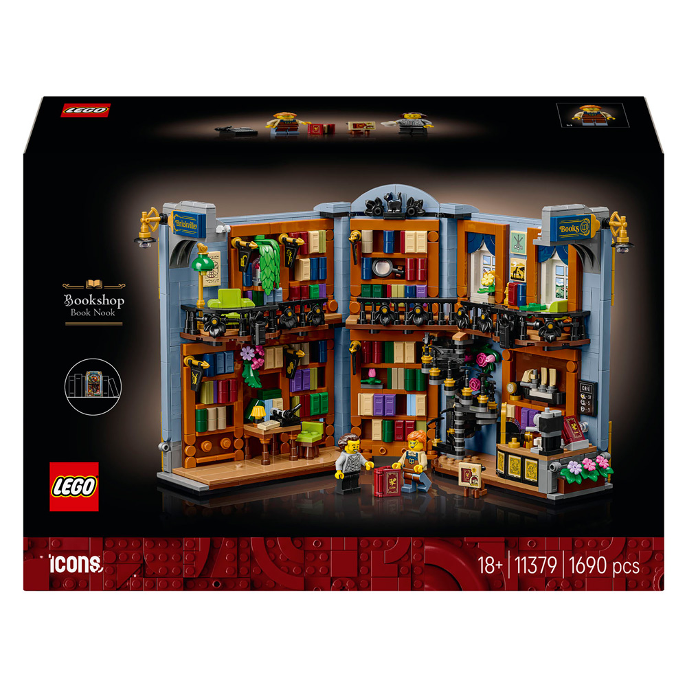 LEGO ICONS 11379 Boekensteun: Boekhandel