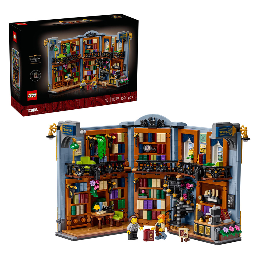 LEGO ICONS 11379 Boekensteun: Boekhandel