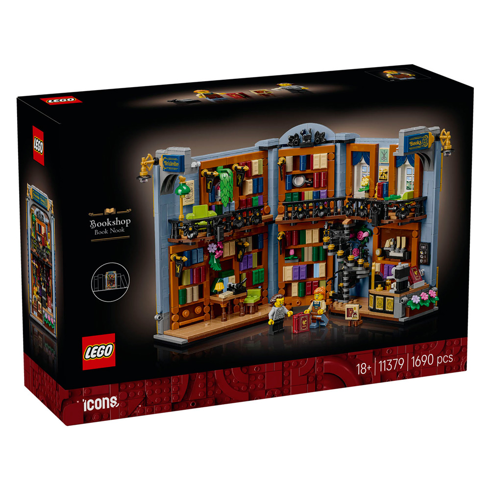 LEGO ICONS 11379 Boekensteun: Boekhandel