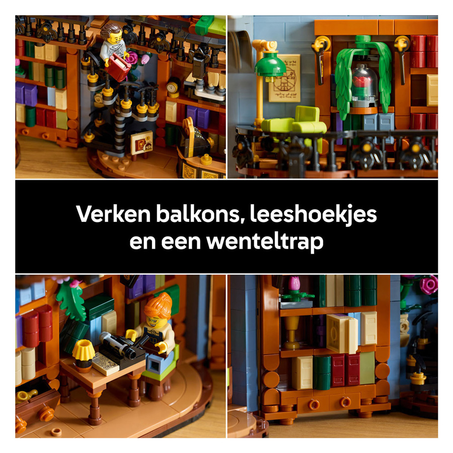 LEGO ICONS 11379 Boekensteun: Boekhandel