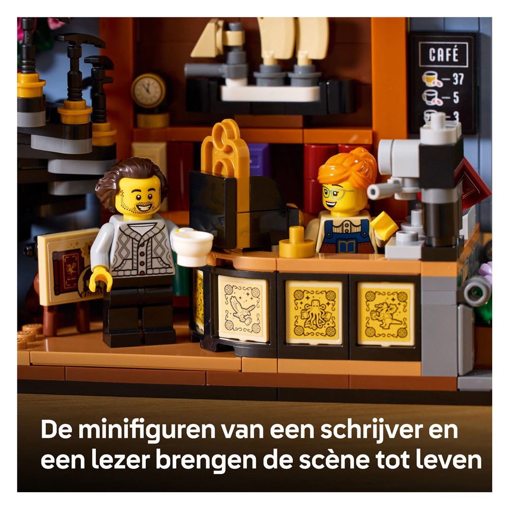 LEGO ICONS 11379 Boekensteun: Boekhandel
