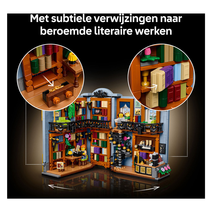 LEGO ICONS 11379 Boekensteun: Boekhandel