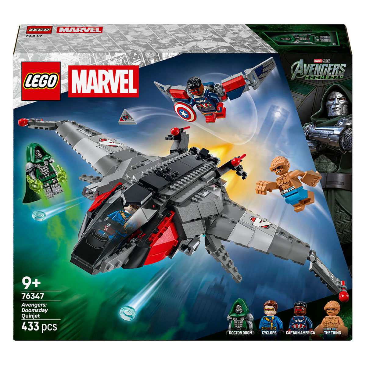 LEGO Marvel 76347 Avengers: Doomsday Quinjet