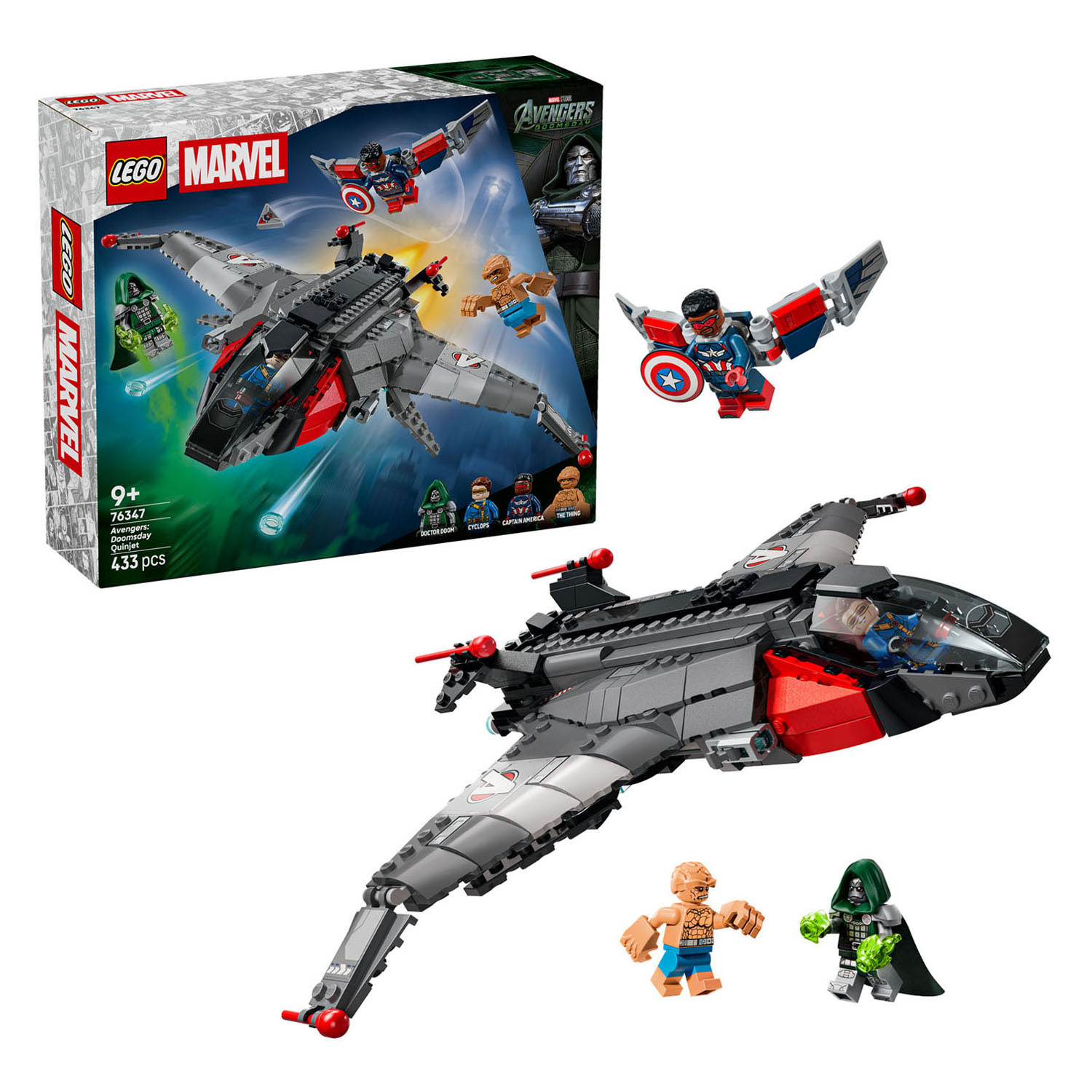 LEGO Marvel 76347 Avengers: Doomsday Quinjet