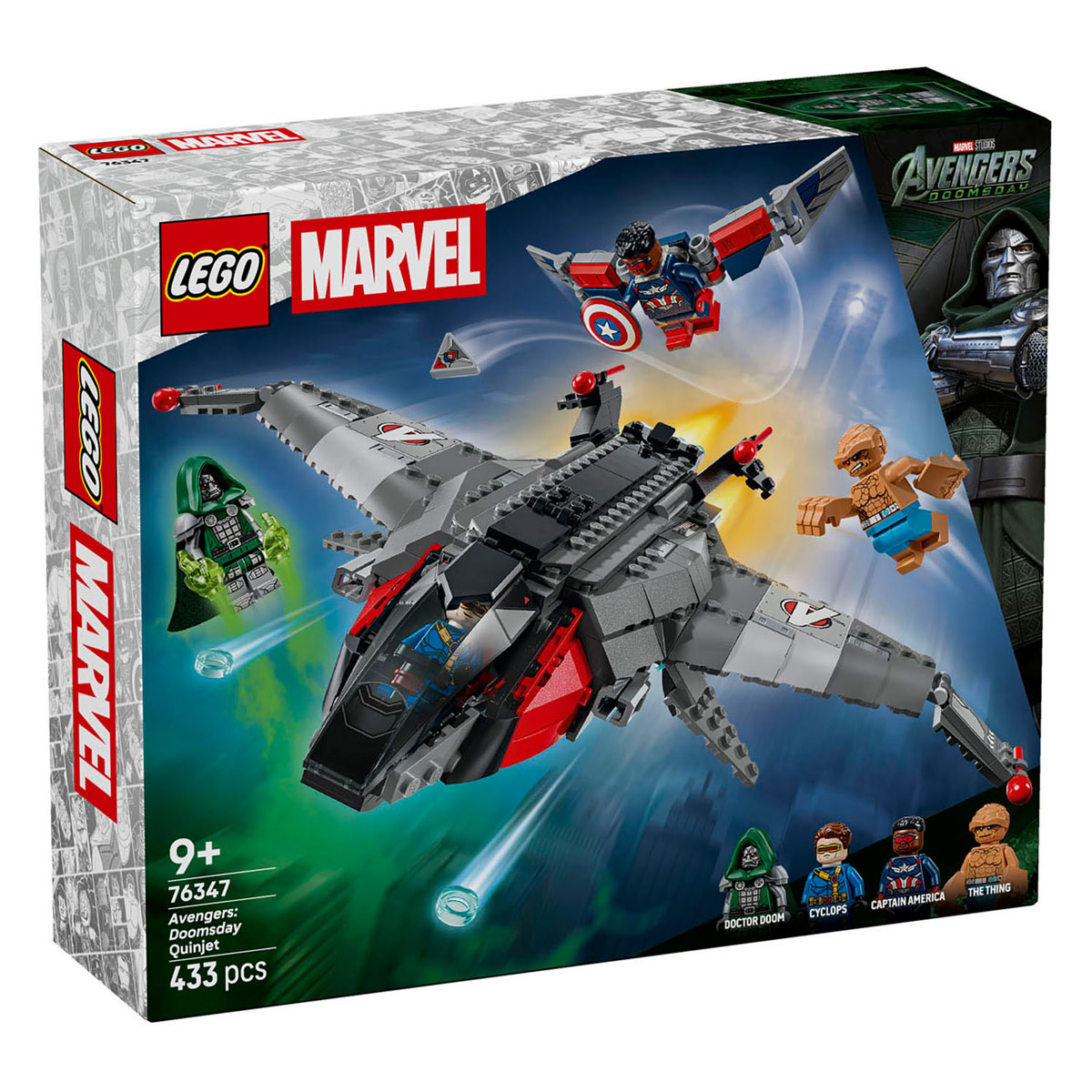 LEGO Marvel 76347 Avengers: Doomsday Quinjet