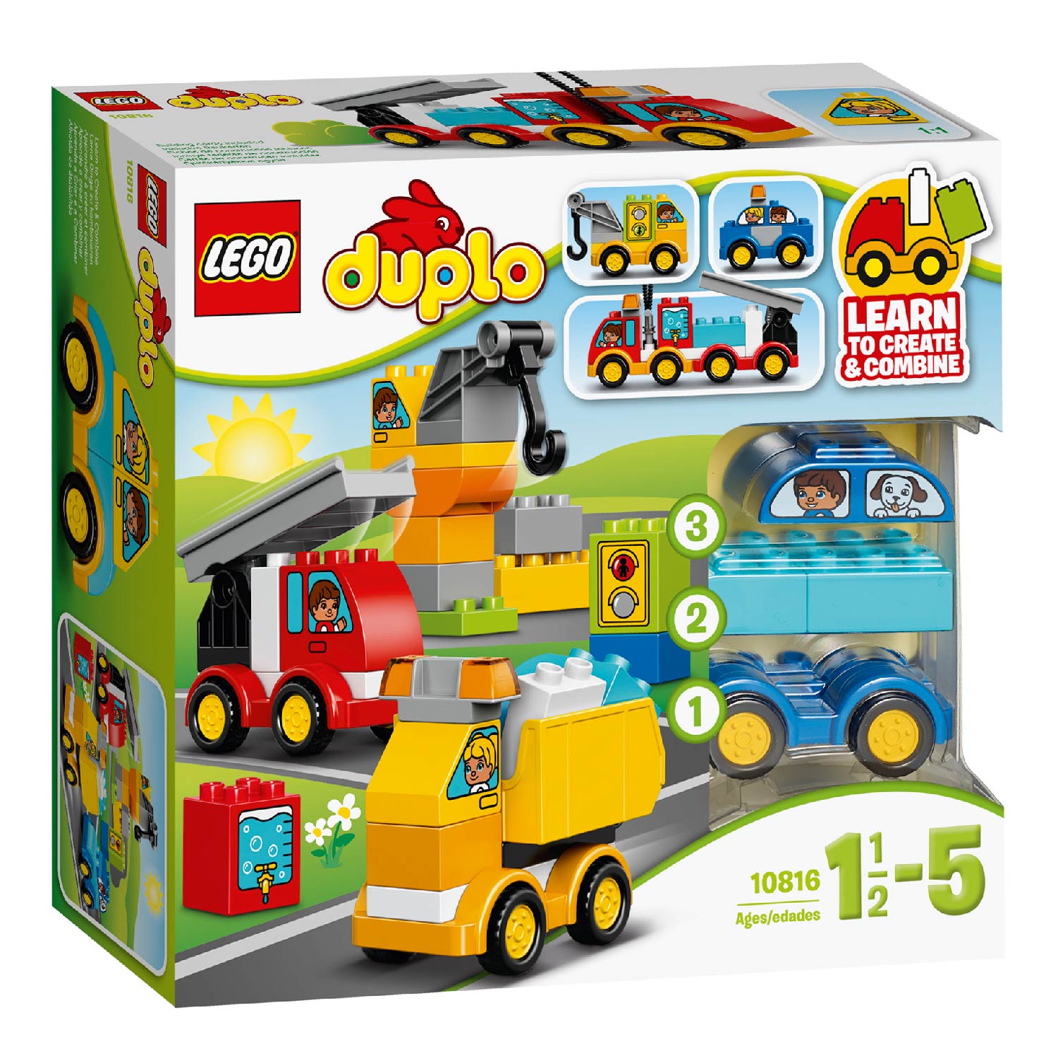 LEGO DUPLO Creative Play 10816 Mijn Eerste Wagens en Trucks