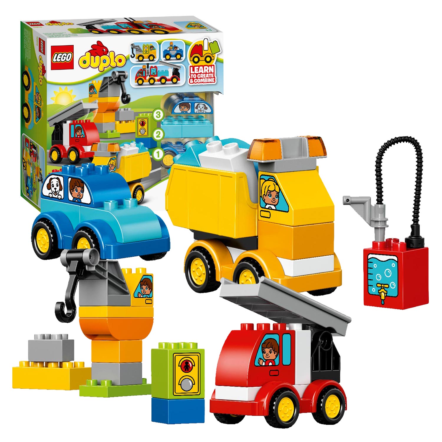 LEGO DUPLO Creative Play 10816 Mijn Eerste Wagens en Trucks