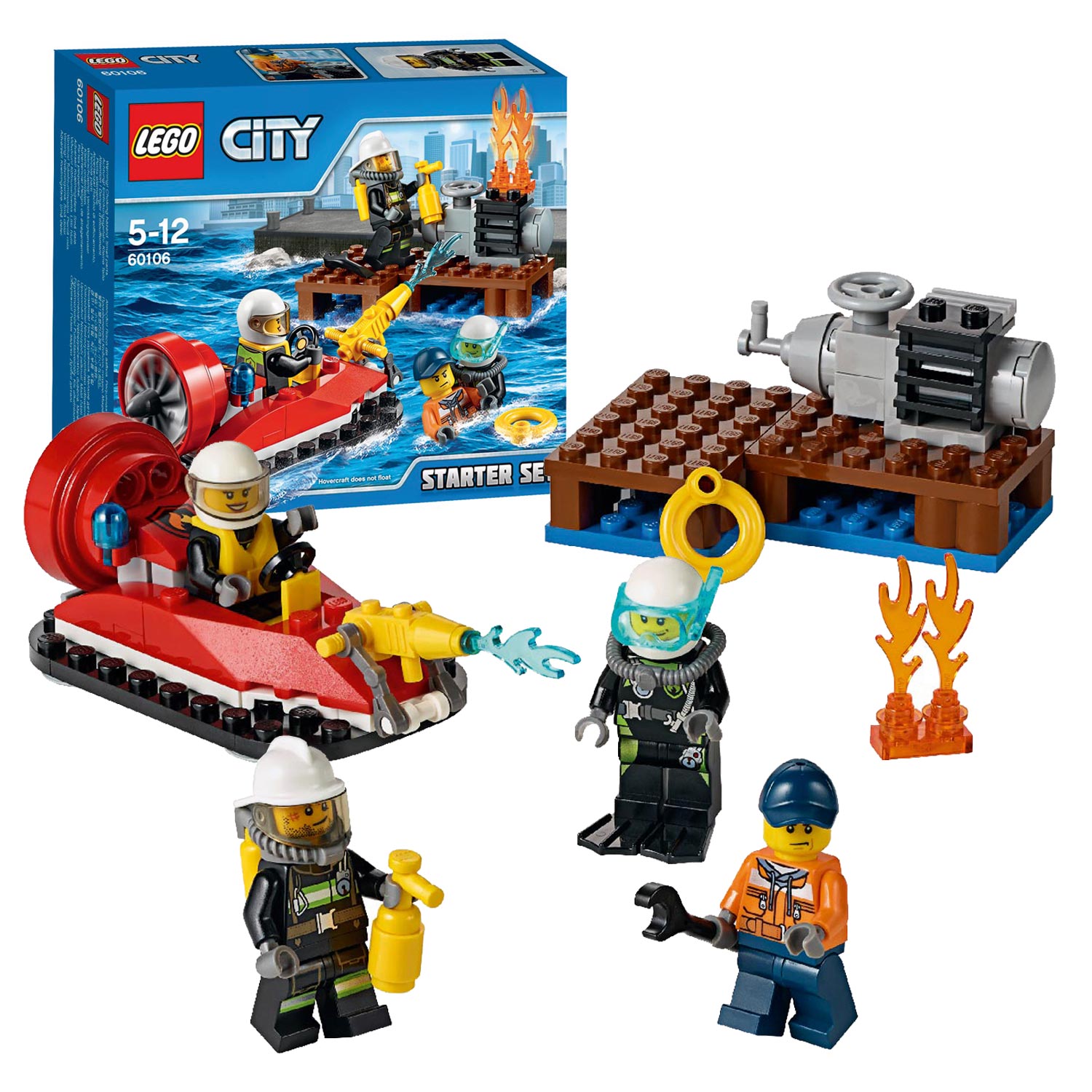 LEGO City 60106 Brandweer Starterset