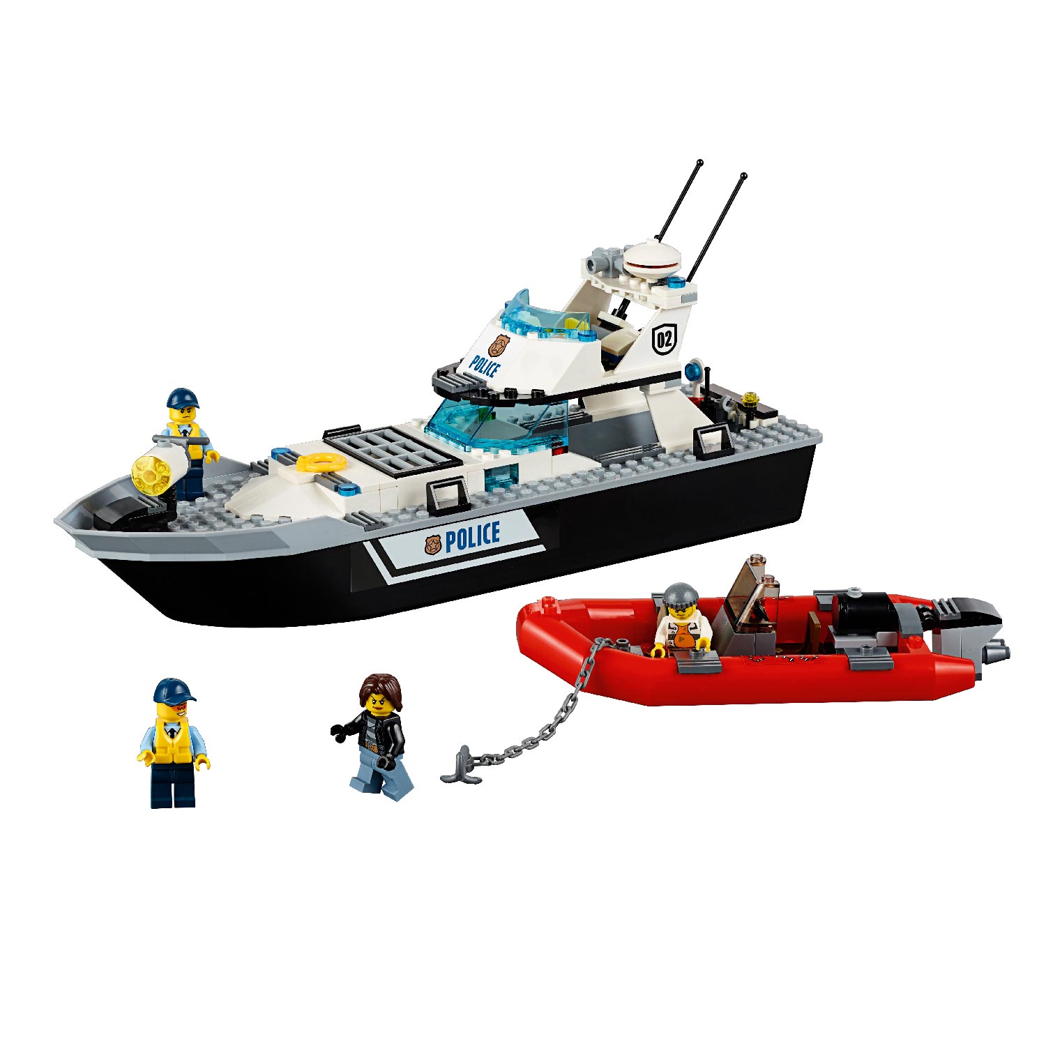 LEGO City 60129 Politie Patrouilleboot