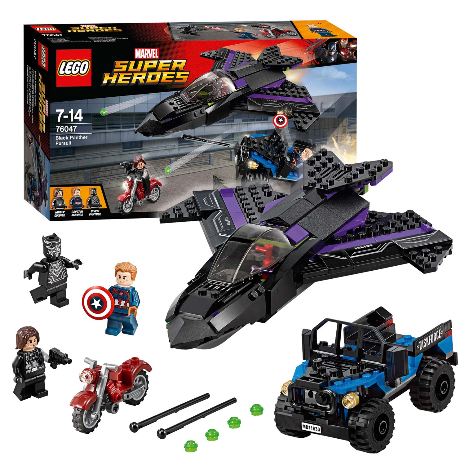 LEGO Super Heroes 76047 Black Panther Achtervolging