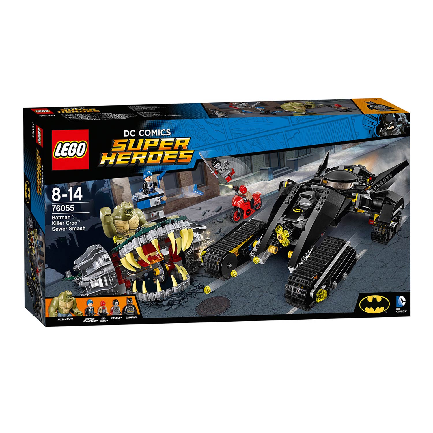 LEGO Super Heroes 76055 Killer Croc Rioolravage